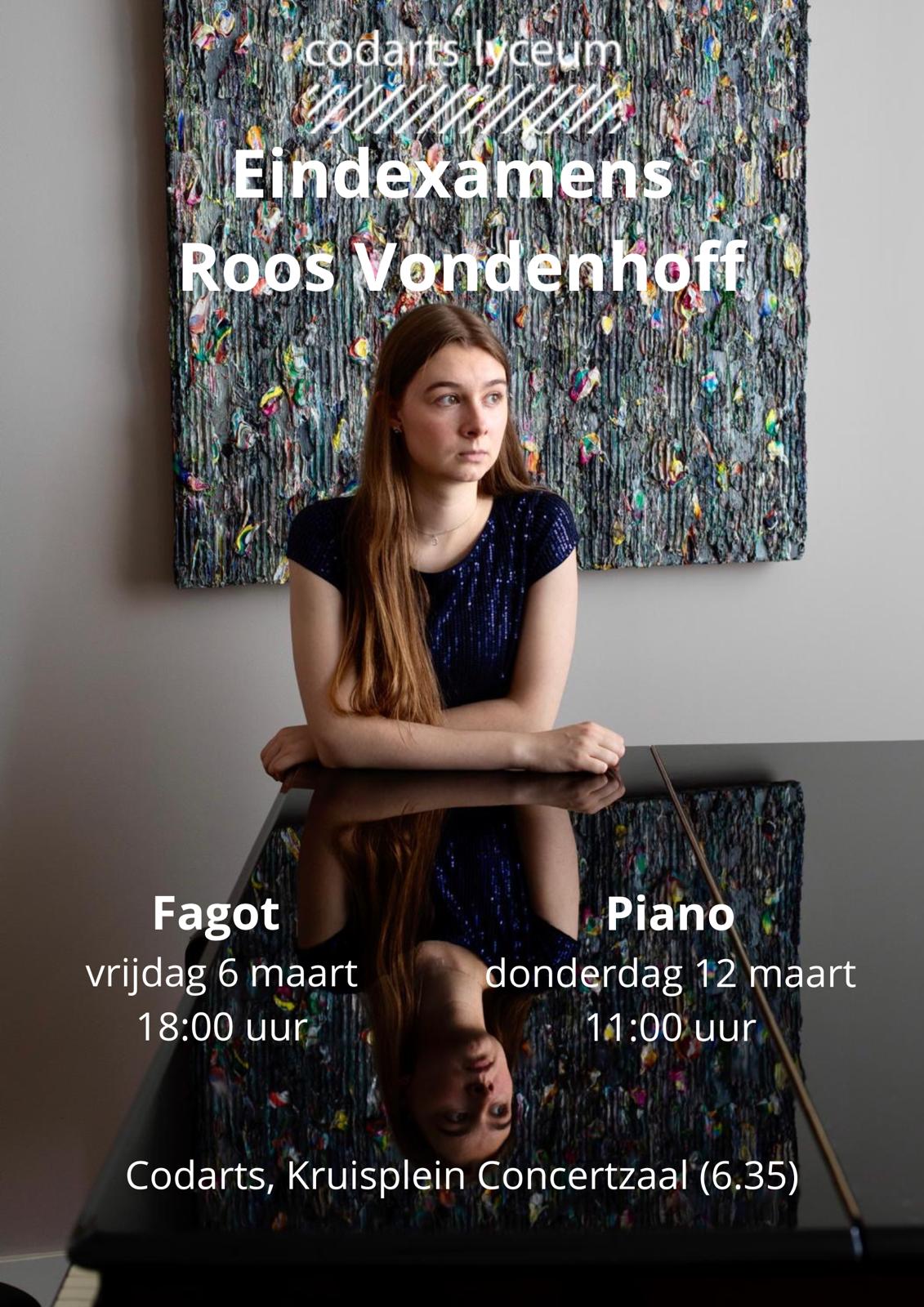 Eindexamen Codarts Lyceum Roos (piano)